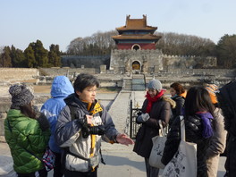 visit to ming imperial tomb in wuhan