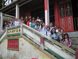 workshop at tsing shan temple