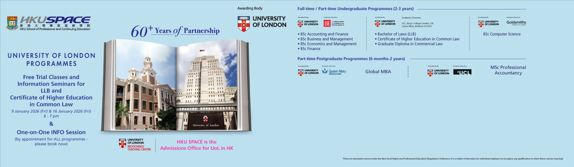 University of London - LLB Seminar & One-on-One INFO Session (1-16)