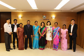 Group photo with delegation of National Transport Commission from Sri Lanka