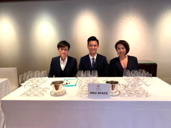 Representatives of HKU SPACE Team: Wong Chor Kwan, Jerry Au and Boncica Tam 