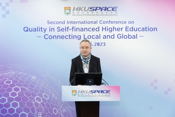 Professor Ian Holliday, Vice-President and Pro-Vice-Chancellor (Teaching and Learning) of The University of Hong Kong and Chairman of HKU School of Professional and Continuing Education Board of Directors