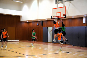 港大附属学院与港大保良何鸿燊社区书院举行了联校3对3篮球比赛