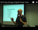 Alex Stringer @ 2016 OPEN SPACE  Study Tools for English