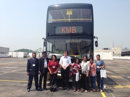 Visit to KMB Lai Chi Kok Depot with National Transport Commission Sri Lanka Delegation on Hong Kong Public Transport Study Tour
