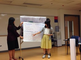 3位立教大學同學分享在香港的圖書館的見聞 (2016年9月2日)