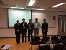 A group of representatives of Institution of Occupational Safety and Health, HK, invited to brief students on its institution and how to become its members (2015)