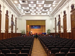 The Graduation Ceremony for the programmes was held in Loke Yew Hall of the University of Hong Kong (2016)
