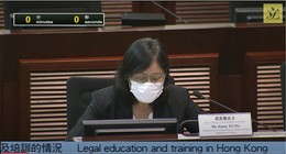 HKU SPACE PCLL Pathway Reported to Legco