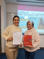 Congratulations to Pauline, who has won the Best Progress Award in our Certificate in Spanish (Introductory)! ¡Felicidades! (Jan 2024)