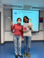 Congratulations to Ms. Wong, who has won the Best Progress Award in our Certificate in Spanish (Introductory)! ¡Felicidades! (Mar 2024)