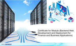 Certificate for Module (Backend Web Development and Deployment for Finance and Business Applications)