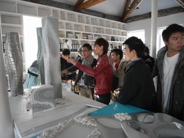 Student visit to MAD architecture design office in Beijing