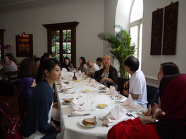 Lunch after visiting Macao Historical Archives in June 2011